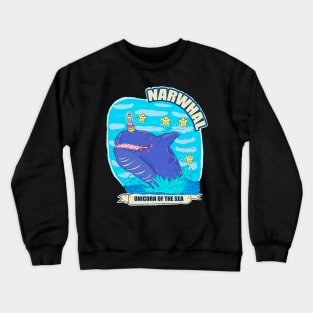 sea unicorn Crewneck Sweatshirt